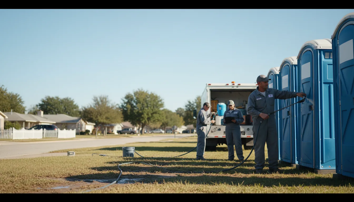 Long-Term Portable Toilet Rental in Sand Creek, MI near me